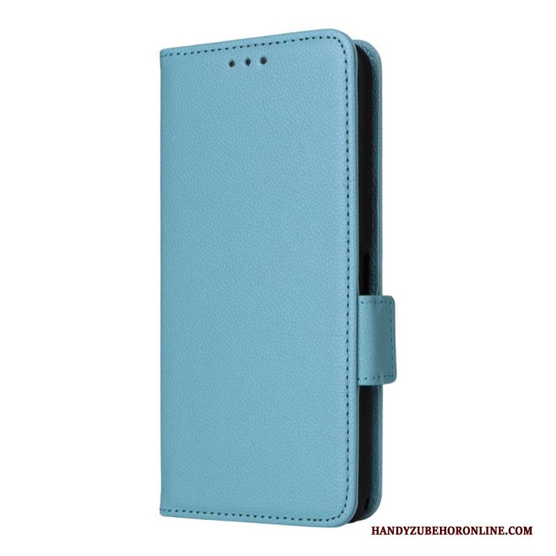 Lederhüllen Für Sony Xperia 1 Vii Litschi-textur Mit Riemen