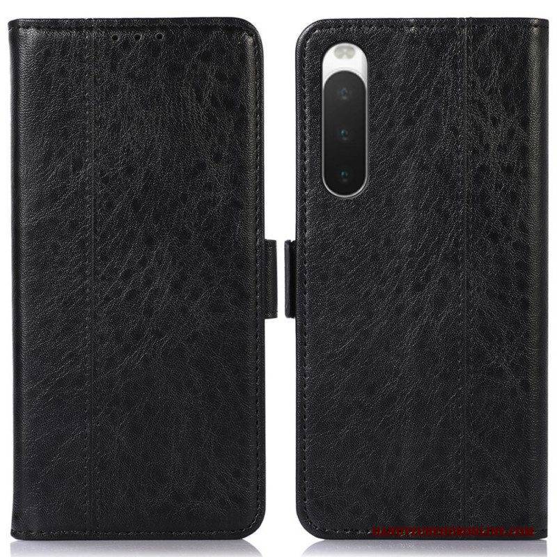 Lederhüllen Für Sony Xperia 10 IV Eleganz