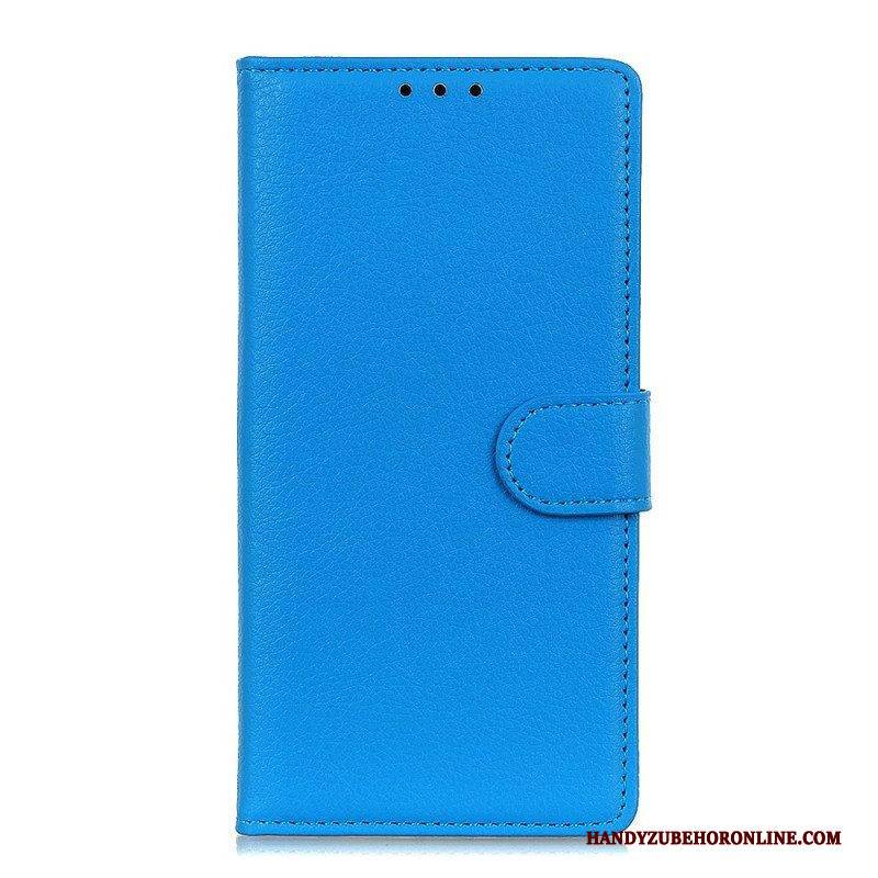 Lederhüllen Für Sony Xperia 10 IV Traditionelles Kunstleder
