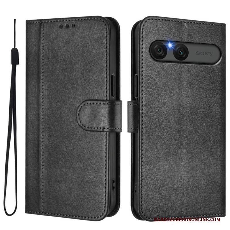 Lederhüllen Für Sony Xperia 10 Vii Retro-stil
