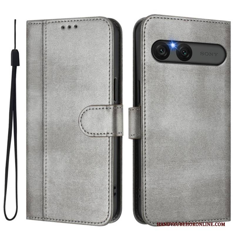 Lederhüllen Für Sony Xperia 10 Vii Retro-stil