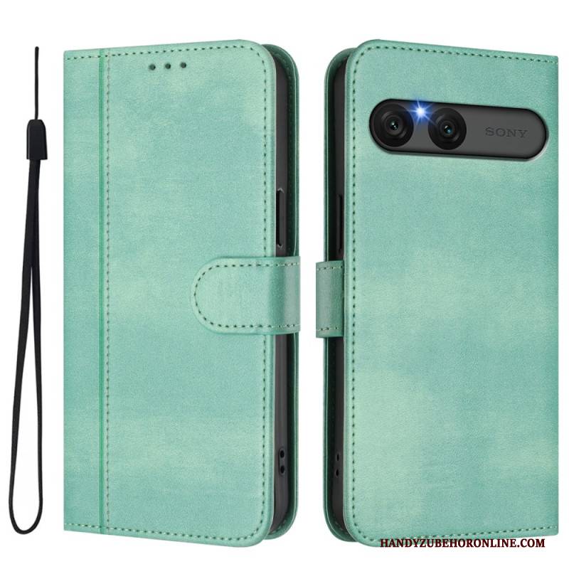 Lederhüllen Für Sony Xperia 10 Vii Retro-stil