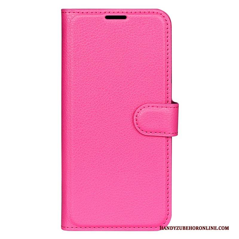 Lederhüllen Für Vivo V50 5g Kunstleder In Litschi-optik