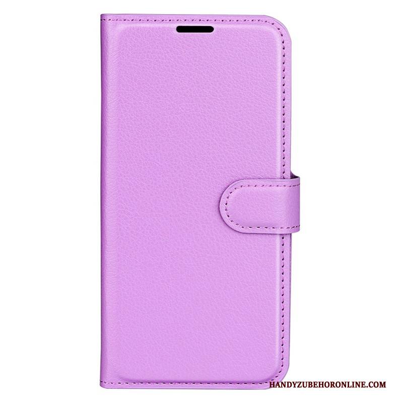 Lederhüllen Für Vivo V50 5g Kunstleder In Litschi-optik