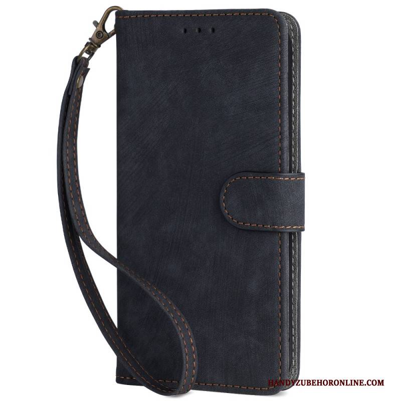 Lederhüllen Für Vivo V50 5g Rfid-schutz Und Tragegurt