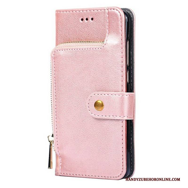 Lederhüllen Für Vivo V50 Lite 5g Geldbörse Mit Reißverschlussfach