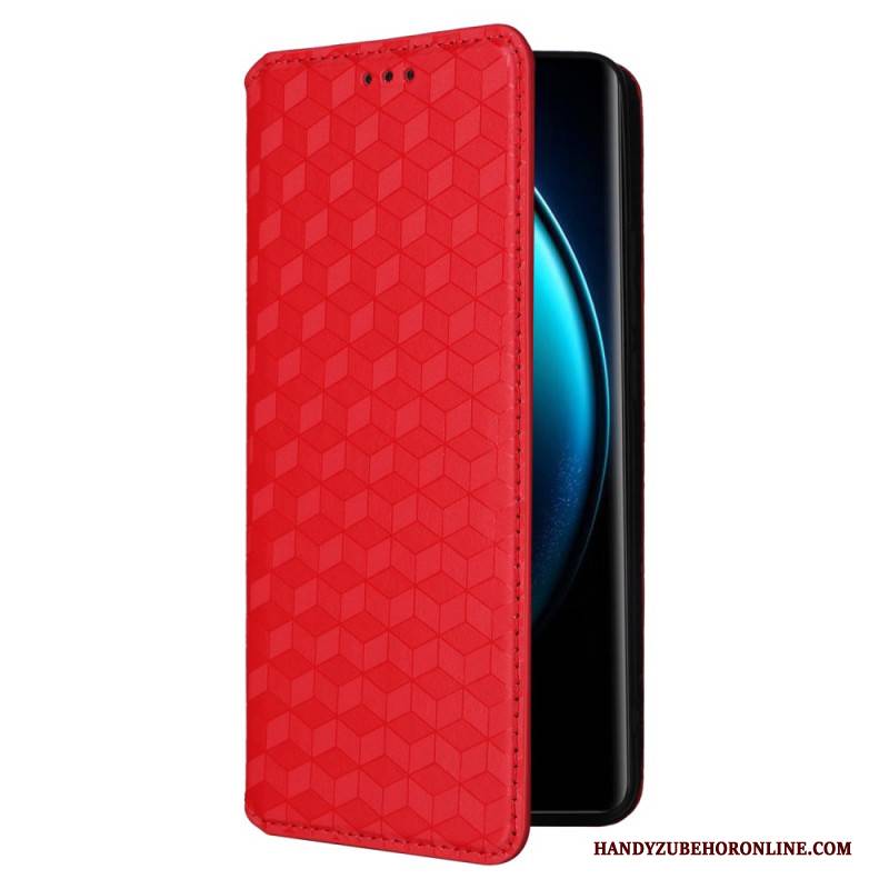 Lederhüllen Für Vivo X100 Pro Rautenmuster