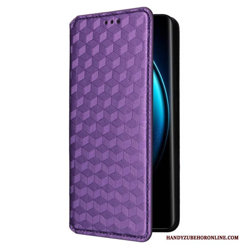 Lederhüllen Für Vivo X100 Pro Rautenmuster