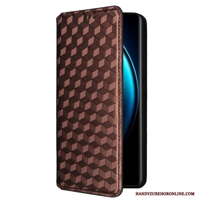 Lederhüllen Für Vivo X100 Pro Rautenmuster