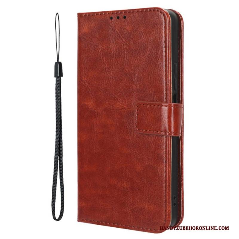 Lederhüllen Für Vivo X200 Pro Glänzendes Kunstleder