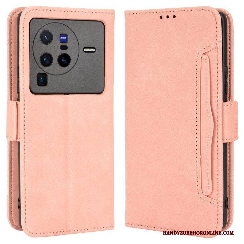 Lederhüllen Für Vivo X80 Pro Multi-karten