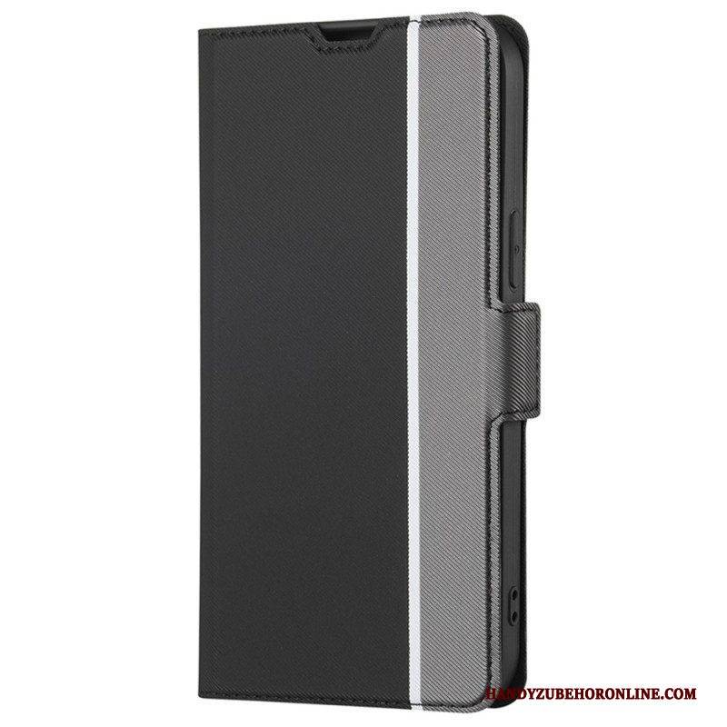 Lederhüllen Für Xiaomi 12 / 12X Zweifarbiger Doppelverschluss