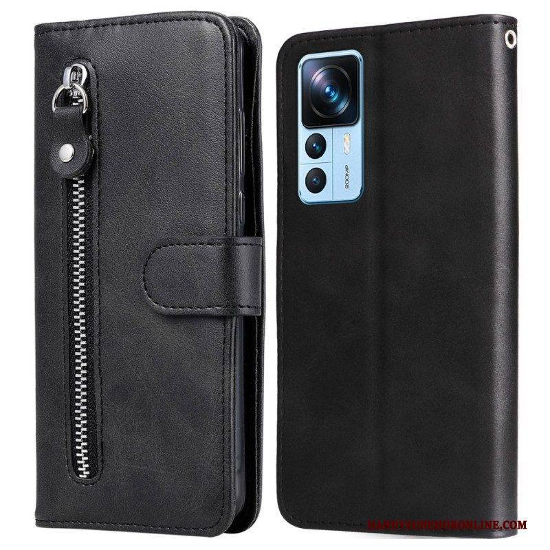 Lederhüllen Für Xiaomi 12T / 12T Pro Geldbörse
