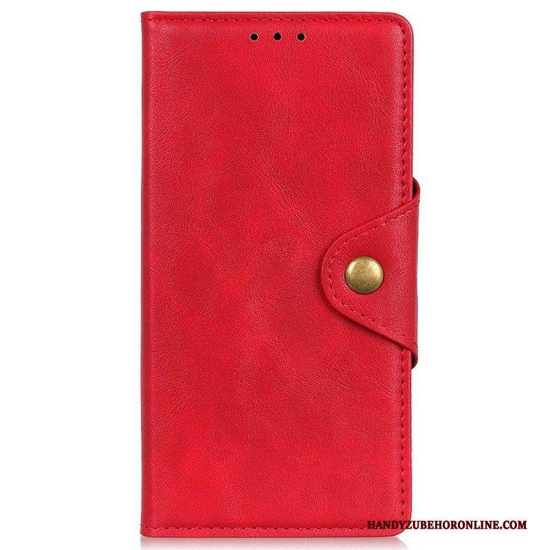 Lederhüllen Für Xiaomi 13 Lite Magnetischer Knopf