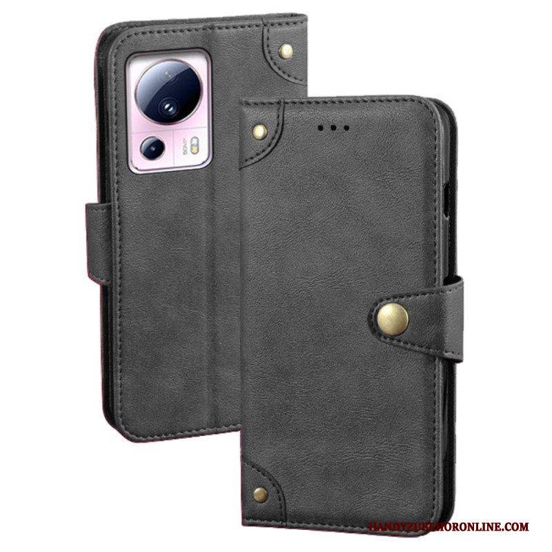 Lederhüllen Für Xiaomi 13 Lite Vintage-idewei