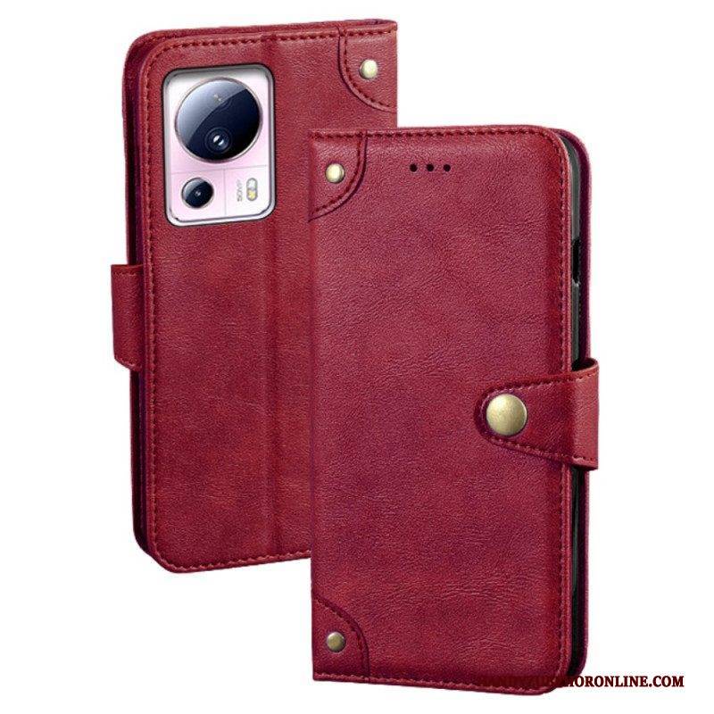 Lederhüllen Für Xiaomi 13 Lite Vintage-idewei