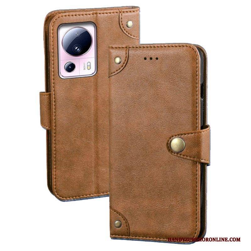 Lederhüllen Für Xiaomi 13 Lite Vintage-idewei