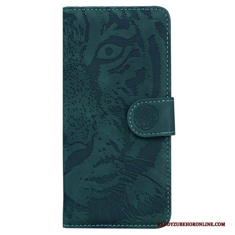 Lederhüllen Für Xiaomi 13 Pro Mit Kordel Riemchen-tiger-print