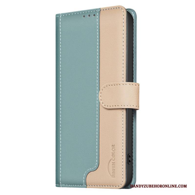Lederhüllen Für Xiaomi 15 Binfen Color Zweifarbig
