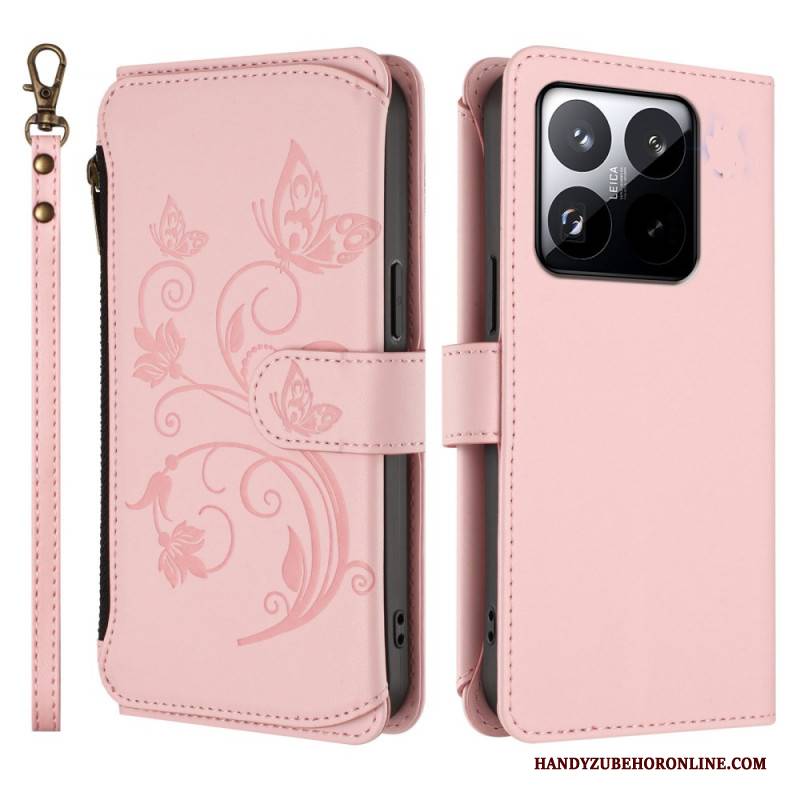 Lederhüllen Für Xiaomi 15t 6 Rfid-kartenhalter Und Lanyard