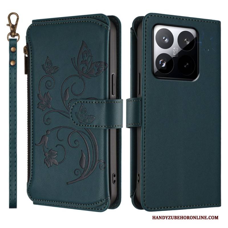 Lederhüllen Für Xiaomi 15t 6 Rfid-kartenhalter Und Lanyard