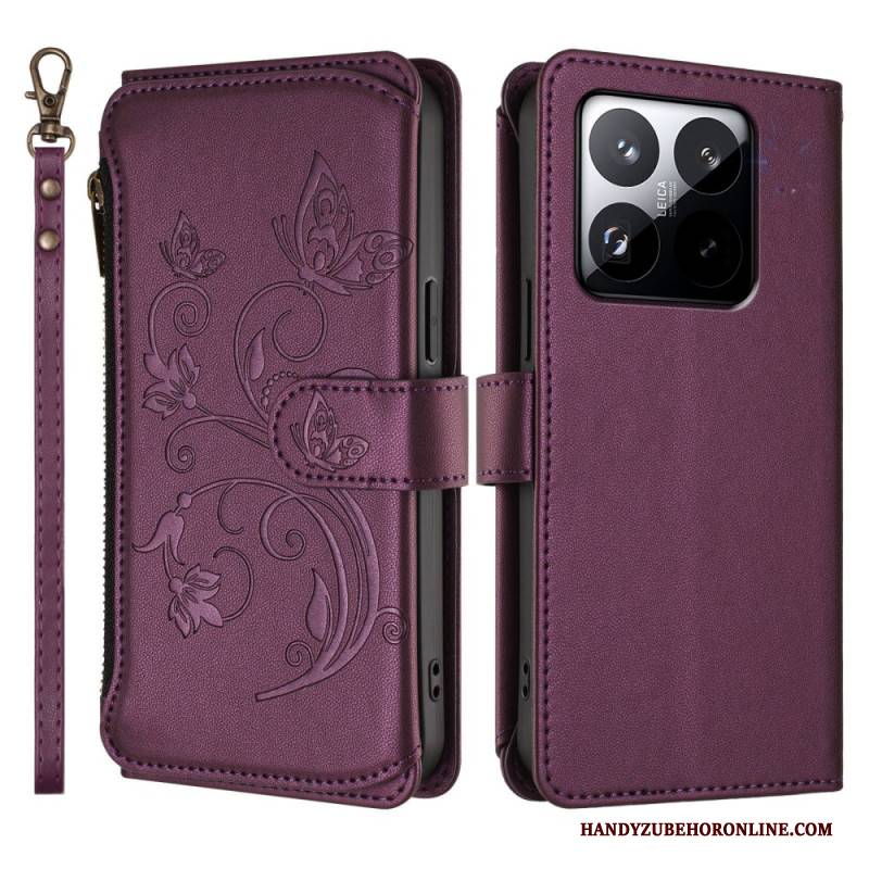 Lederhüllen Für Xiaomi 15t 6 Rfid-kartenhalter Und Lanyard