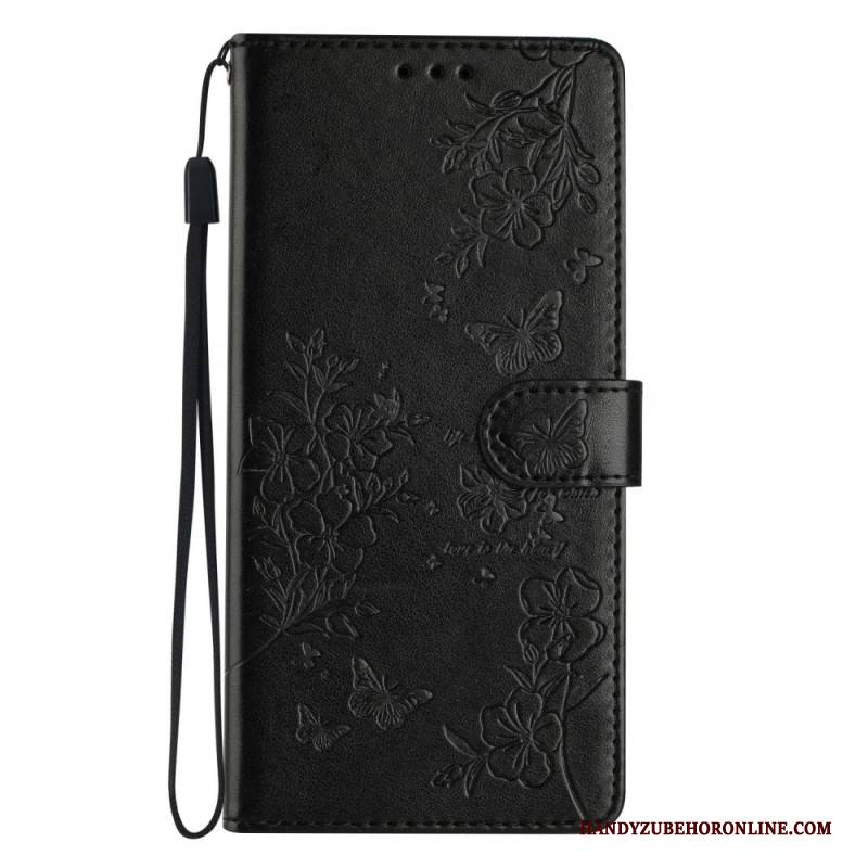 Lederhüllen Für Xiaomi 15t Blumenmuster