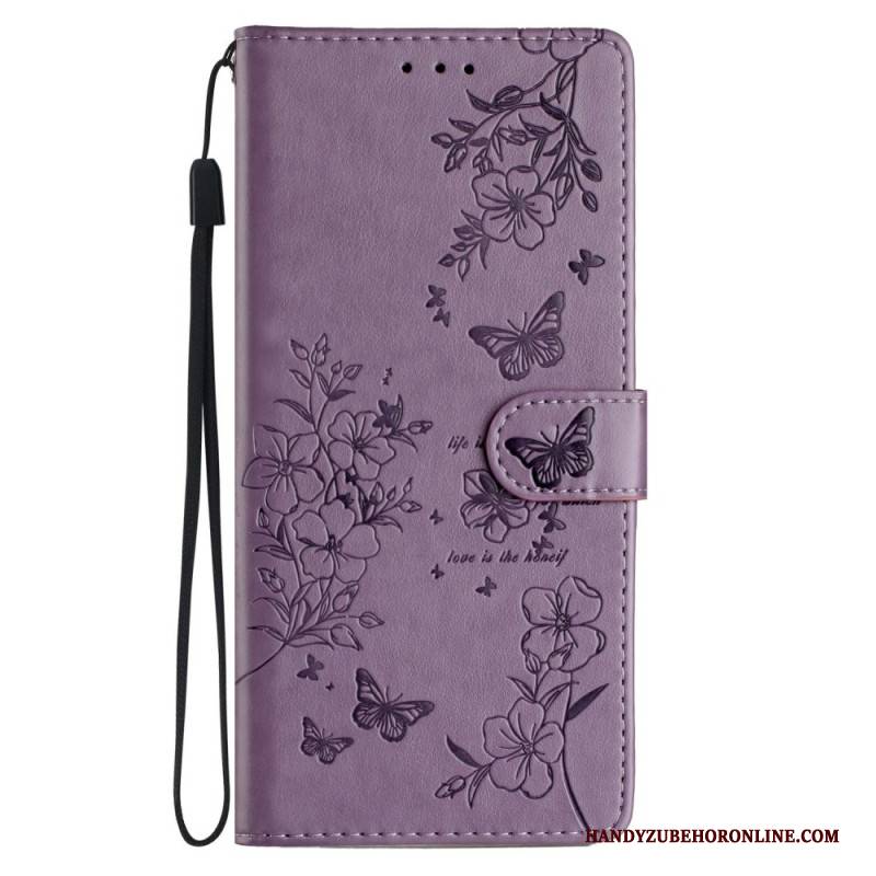 Lederhüllen Für Xiaomi 15t Blumenmuster