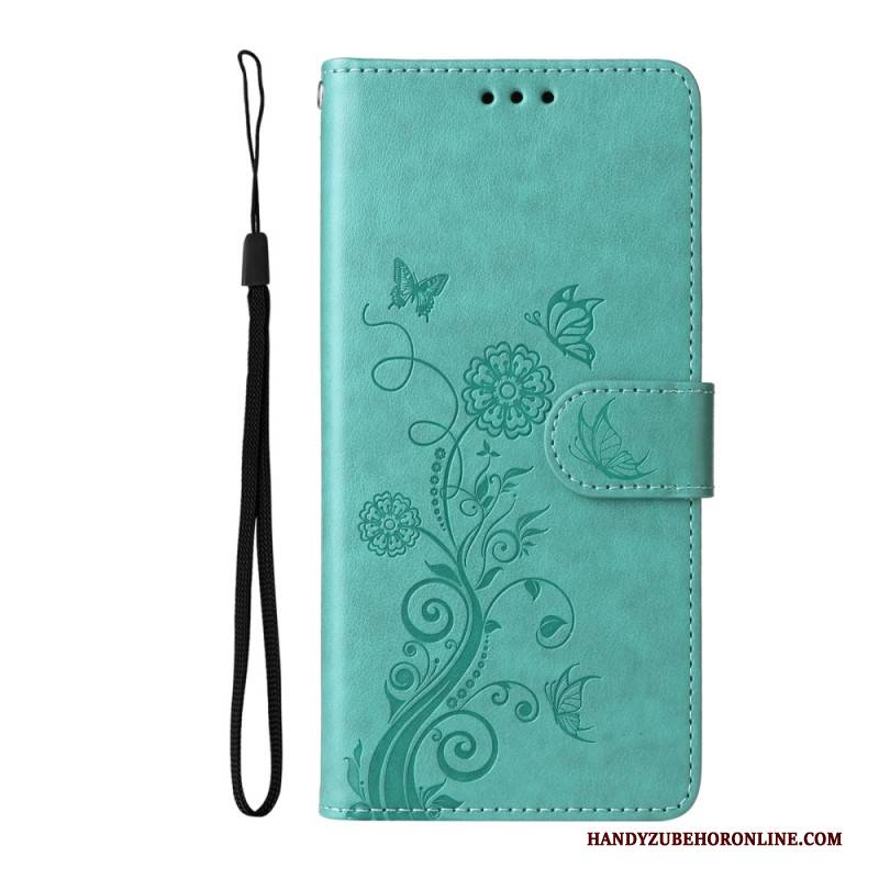 Lederhüllen Für Xiaomi 15t Pro Blumenmuster