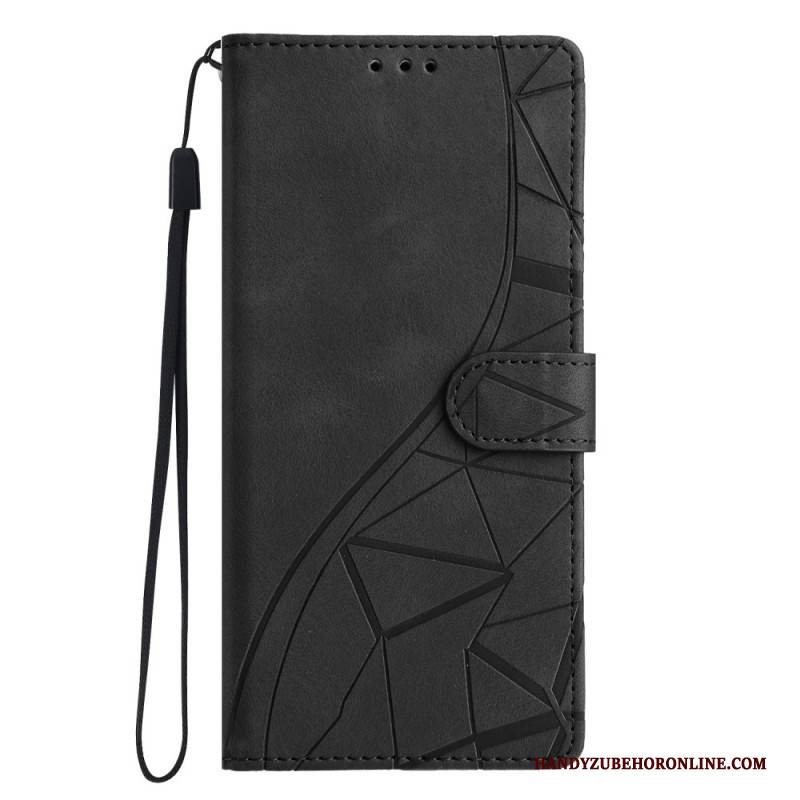 Lederhüllen Für Xiaomi 15t Pro Dreiecksmuster