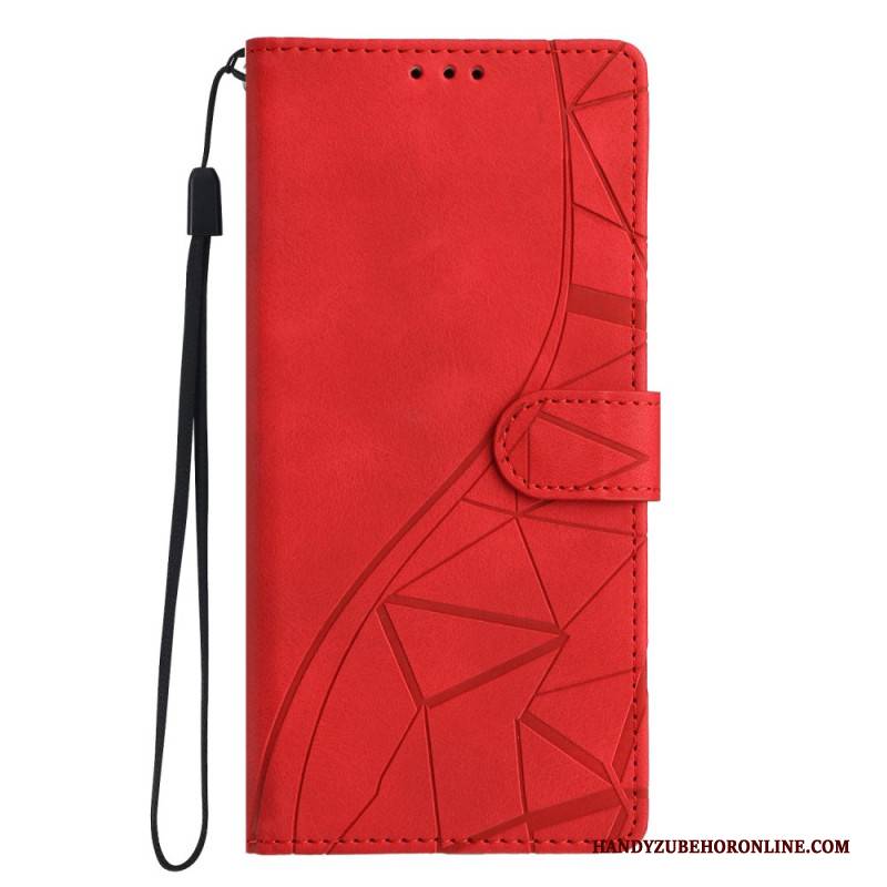 Lederhüllen Für Xiaomi 15t Pro Dreiecksmuster