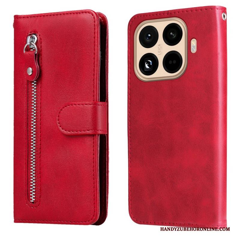 Lederhüllen Für Xiaomi 15t Pro Reißverschlusstasche
