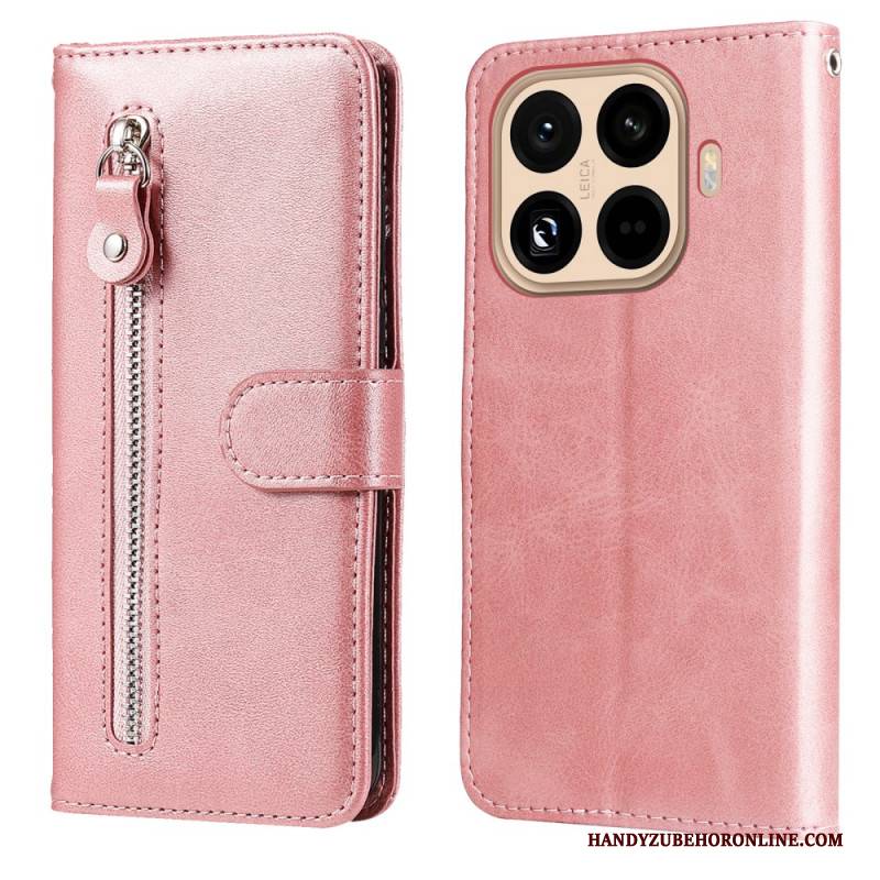 Lederhüllen Für Xiaomi 15t Pro Reißverschlusstasche