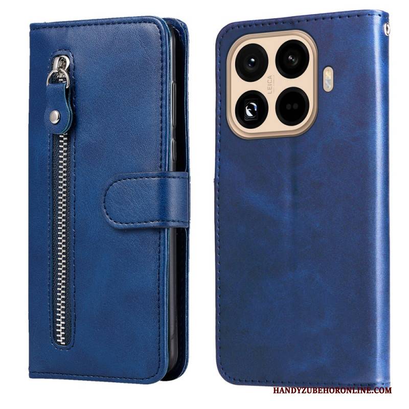 Lederhüllen Für Xiaomi 15t Pro Reißverschlusstasche