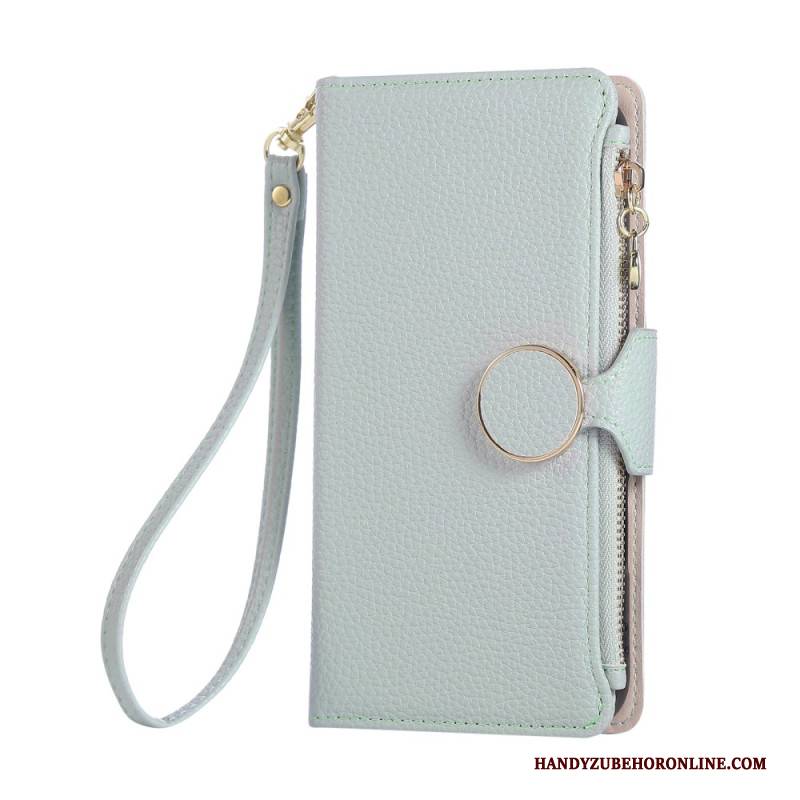 Lederhüllen Für Xiaomi 17 Geldbörse Mit Reißverschluss