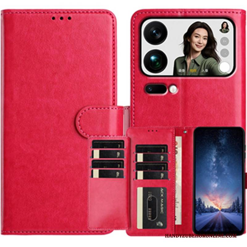 Lederhüllen Für Xiaomi 17 Pro Geldbörse Mit 8 Kartenfächern