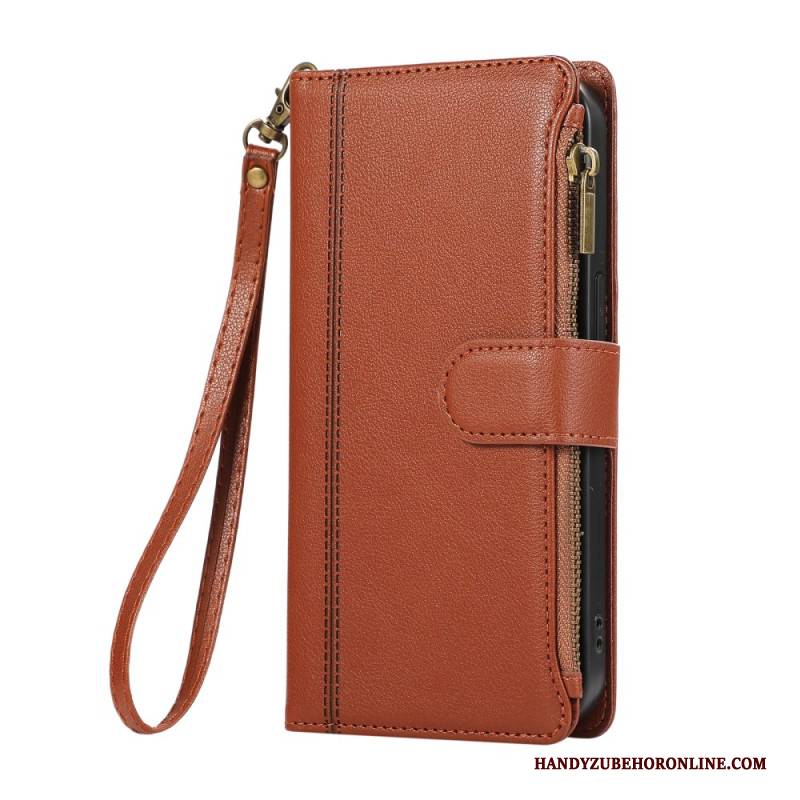 Lederhüllen Für Xiaomi 17 Pro Geldbörse Mit Riemen