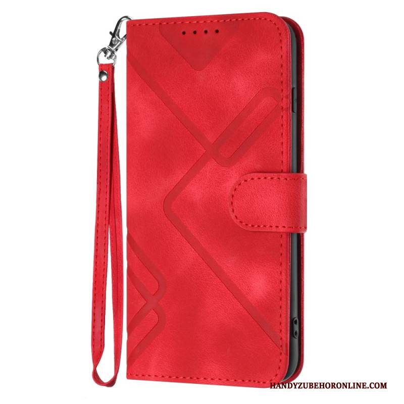 Lederhüllen Für Xiaomi 17 Pro Geometrische Muster