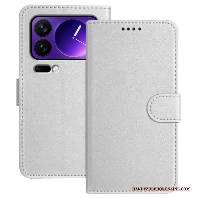 Lederhüllen Für Xiaomi 17 Pro Glattlederoptik