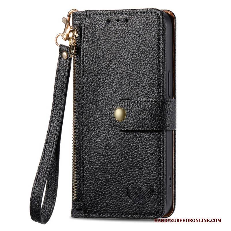 Lederhüllen Für Xiaomi 17 Pro Max Geldbörse Mit Liebesmotiv