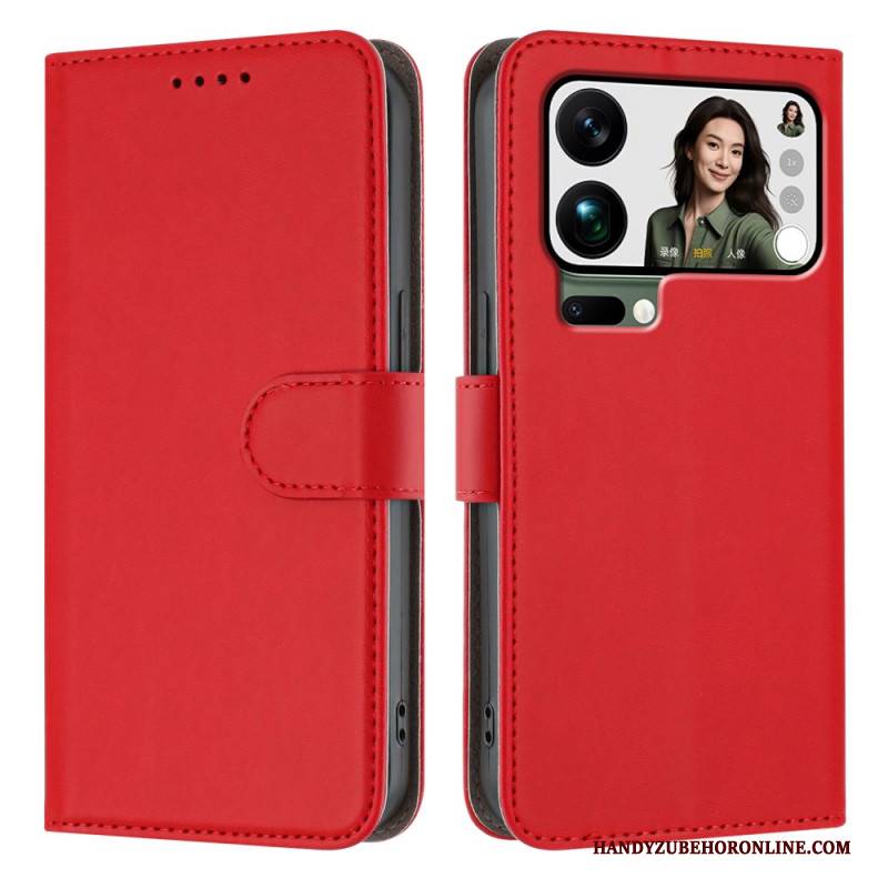 Lederhüllen Für Xiaomi 17 Pro Max Glattes Kunstleder