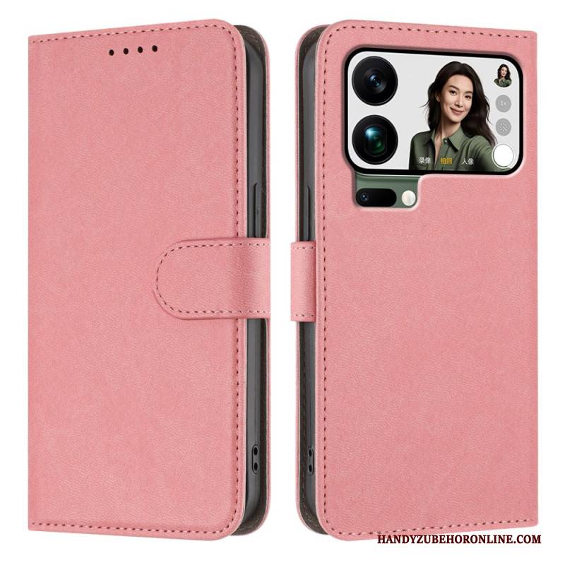 Lederhüllen Für Xiaomi 17 Pro Max Glattes Kunstleder