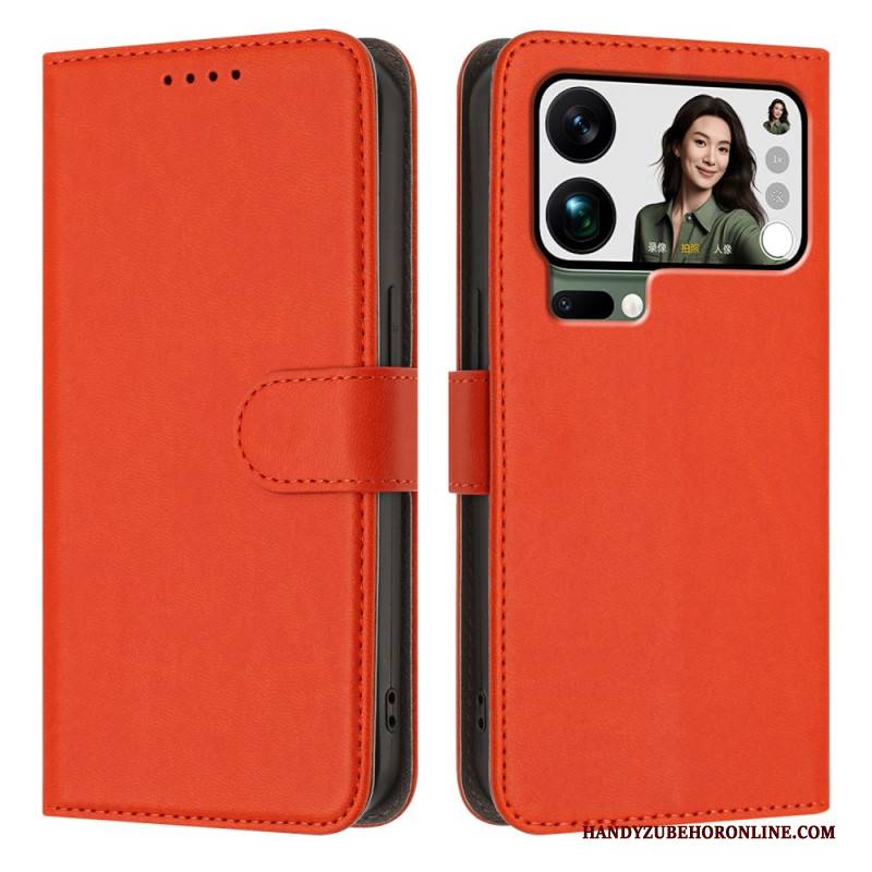 Lederhüllen Für Xiaomi 17 Pro Max Glattes Kunstleder