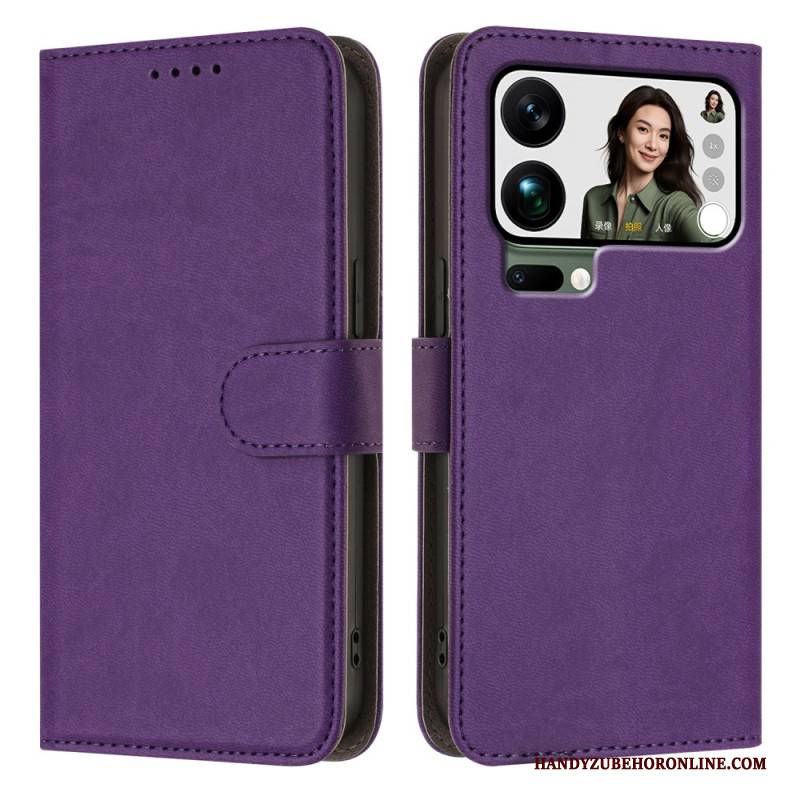 Lederhüllen Für Xiaomi 17 Pro Max Glattes Kunstleder