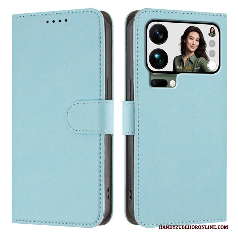 Lederhüllen Für Xiaomi 17 Pro Max Glattes Kunstleder