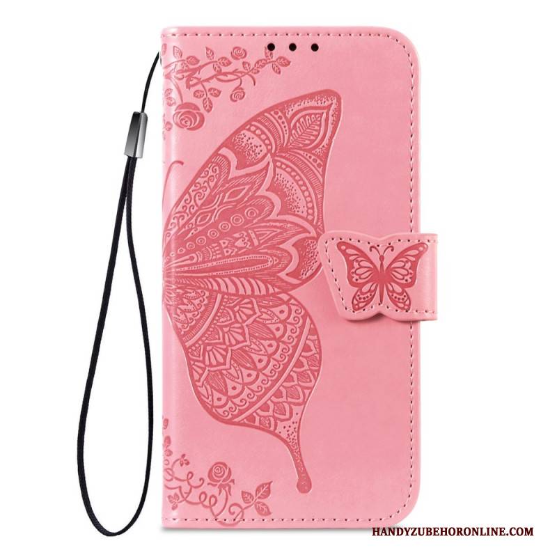 Lederhüllen Für Xiaomi 17 Pro Max Schmetterlingsdesign