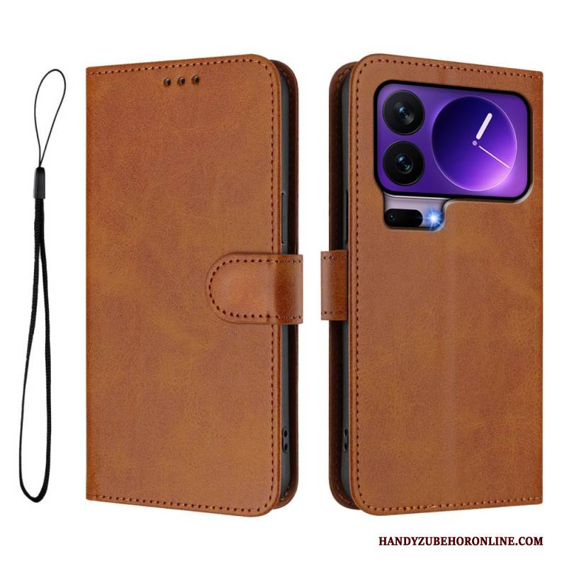 Lederhüllen Für Xiaomi 17 Pro Rfid-blockierung In Lederoptik