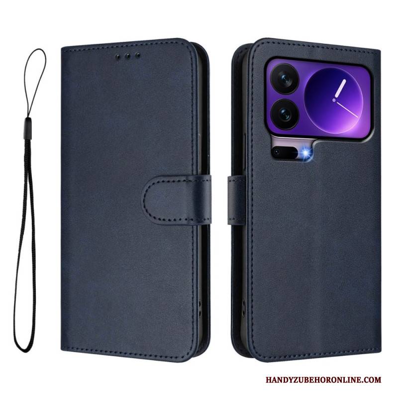 Lederhüllen Für Xiaomi 17 Pro Rfid-blockierung In Lederoptik