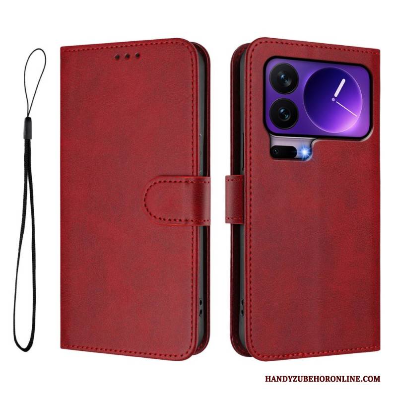 Lederhüllen Für Xiaomi 17 Pro Rfid-blockierung In Lederoptik