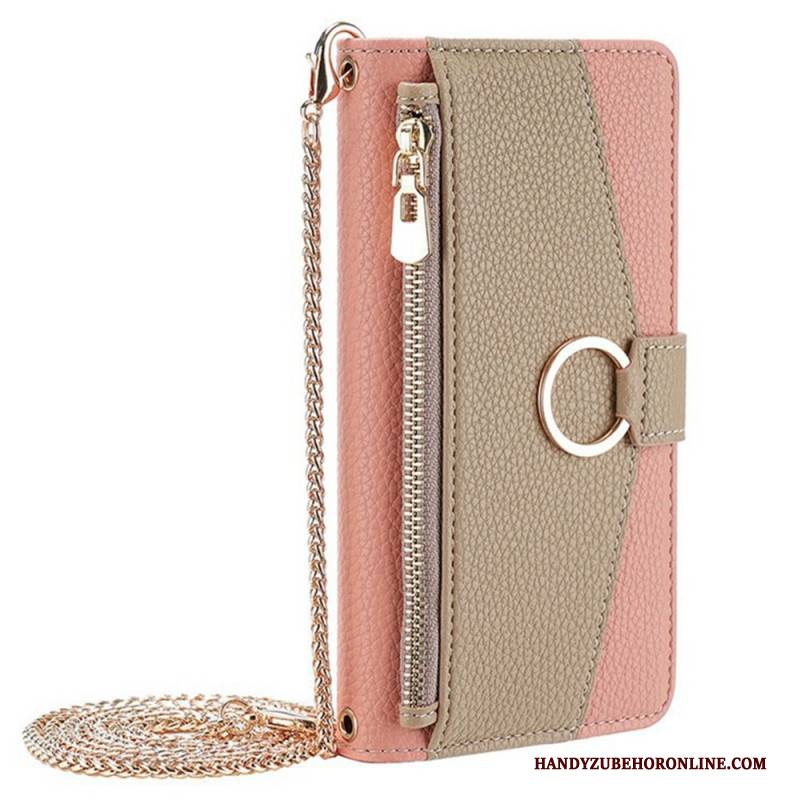 Lederhüllen Für Xiaomi 17 Spiegel Und Kette